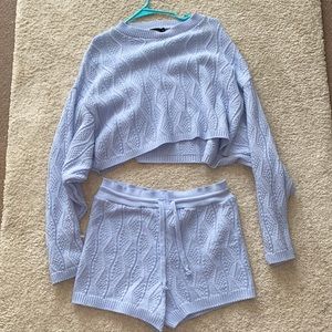 Pretty little thing soft blue set